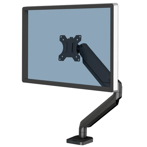 Fellowes Platinum Series Single Monitor Arm Black 8043301