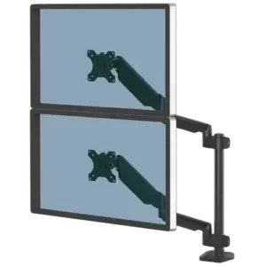 Fellowes Platinum Series Dual Stacking Monitor Arm Black 8043401