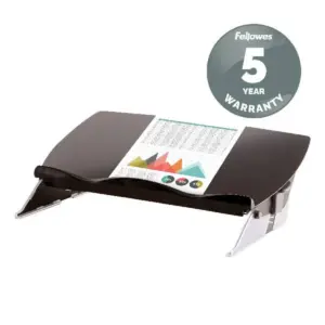 Fellowes Designer Suites Easy Glide Writing and Document Slope 8210001 on workstation
