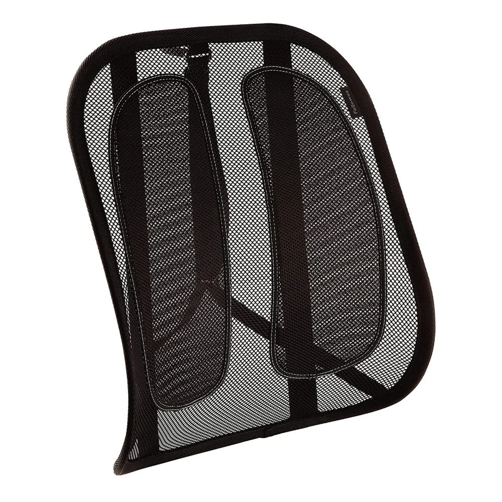 Angled view of the Fellowes Office Suites mesh back support