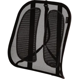 Fellowes Office Suites Mesh Back Support 9191301 on office chair