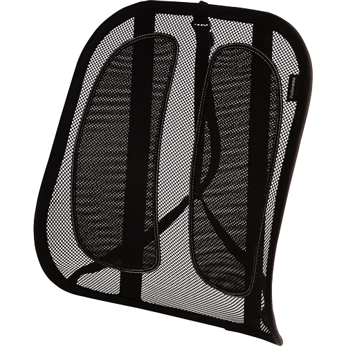 Fellowes Office Suites Mesh Back Support 9191301 on office chair