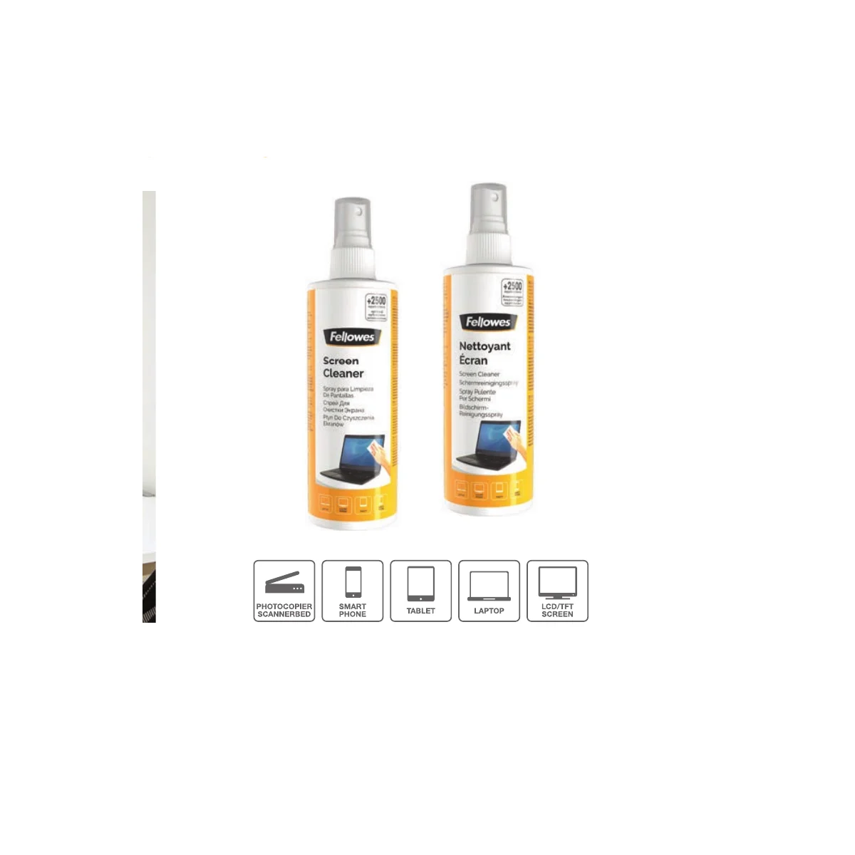 Fellowes 250ml Screen Cleaning Spray 99718