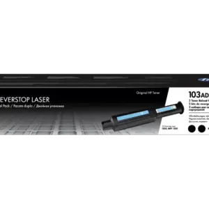 HP 103AD Dual Pack Black Original Neverstop Laser Toner Reload Kit