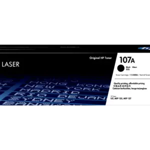 HP 107A Black Original Laser Toner Cartridge W1107A