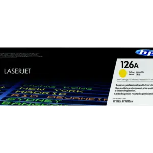 HP 126A Yellow Original LaserJet Toner Cartridge standard capacity toner cartridge
