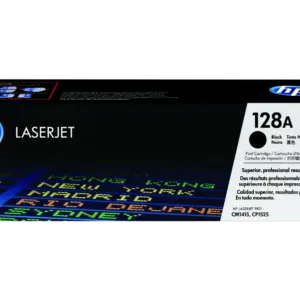 HP 128A Black Original LaserJet Toner Cartridge CE320A