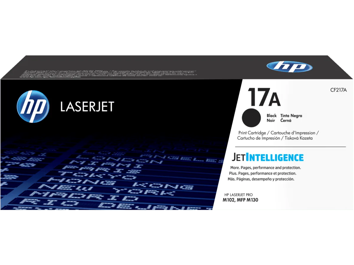 HP 17A Black Original LaserJet Toner Cartridge CF217A
