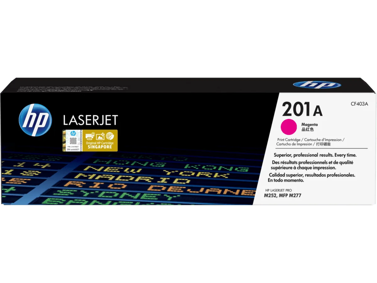 HP 201A Magenta Original LaserJet Toner Cartridge CF403A