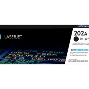 HP 202A Black Original LaserJet Toner Cartridge CF500A for HP Color LaserJet Pro M254 and MFP M280 series