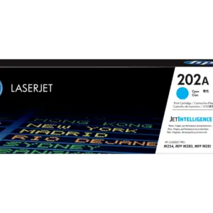HP 202A Cyan Original LaserJet Toner Cartridge CF501A