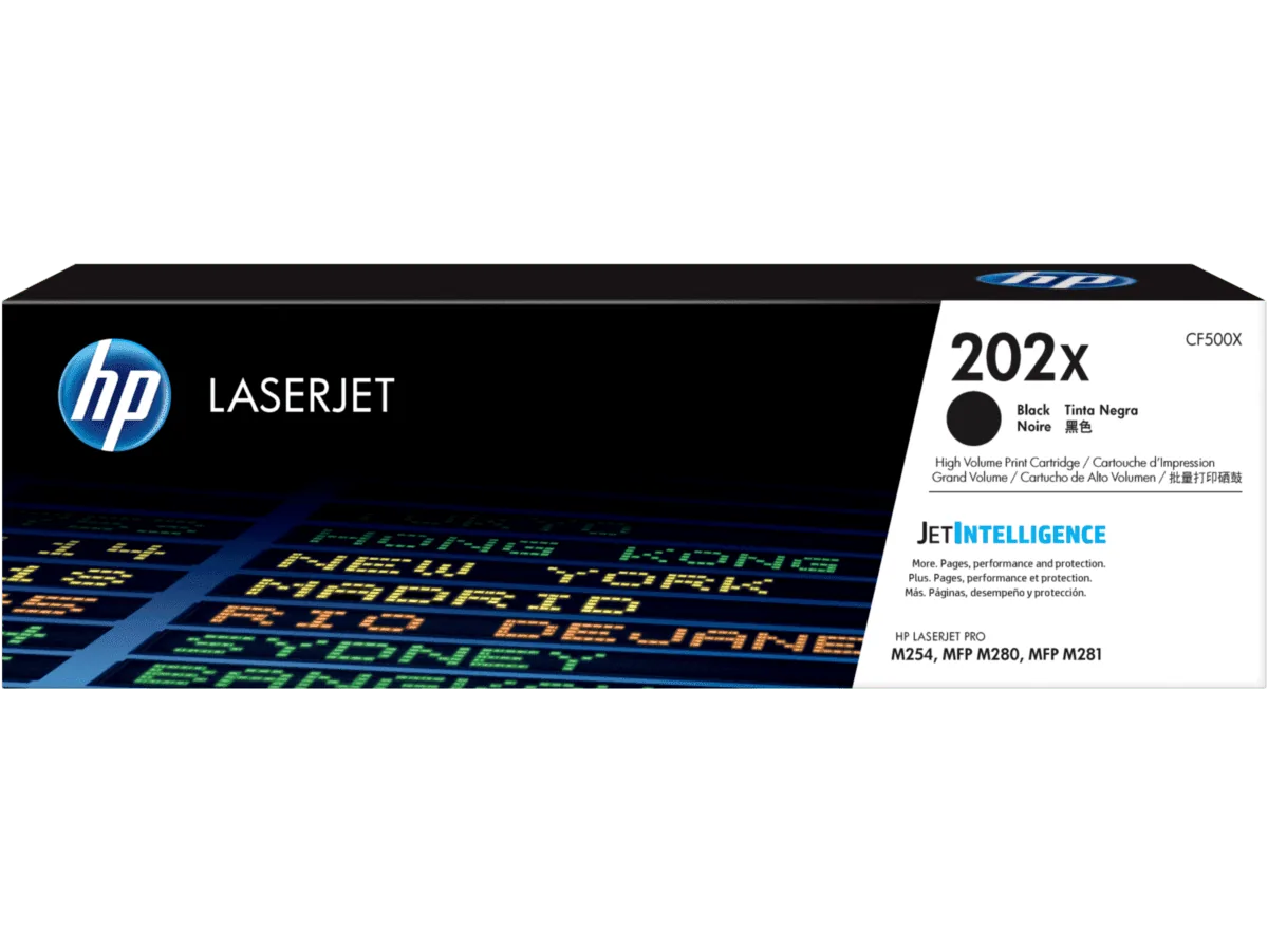 HP 202X High Yield Black Original LaserJet Toner Cartridge
