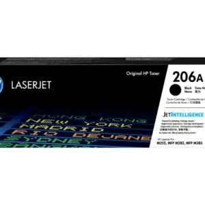 HP 206A Black Original LaserJet Toner Cartridge W2110A standard capacity toner cartridge