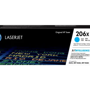 HP 206X High Yield Cyan Original LaserJet Toner Cartridge W2111X