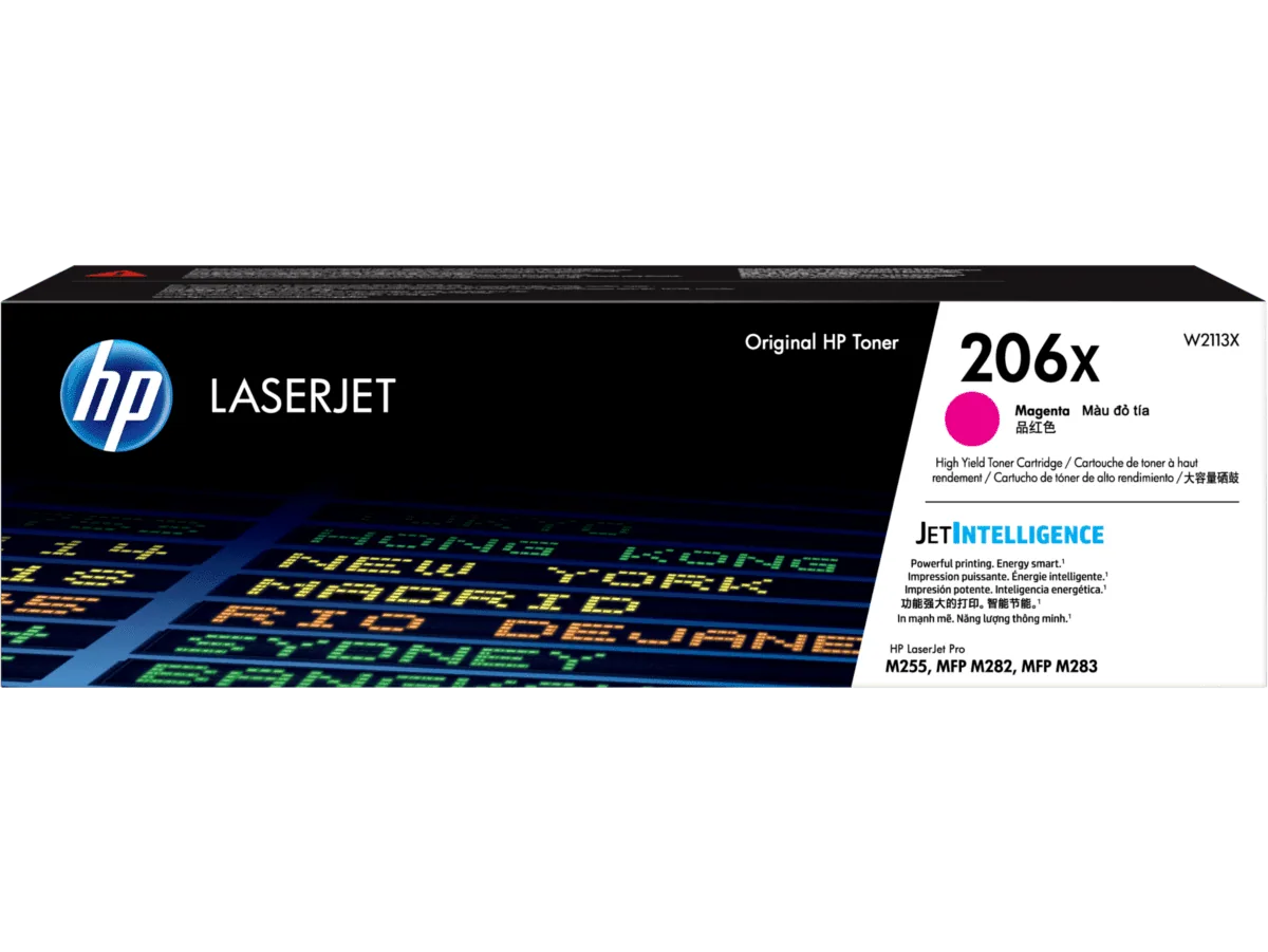 HP 206X High Yield Magenta Original LaserJet Toner Cartridge