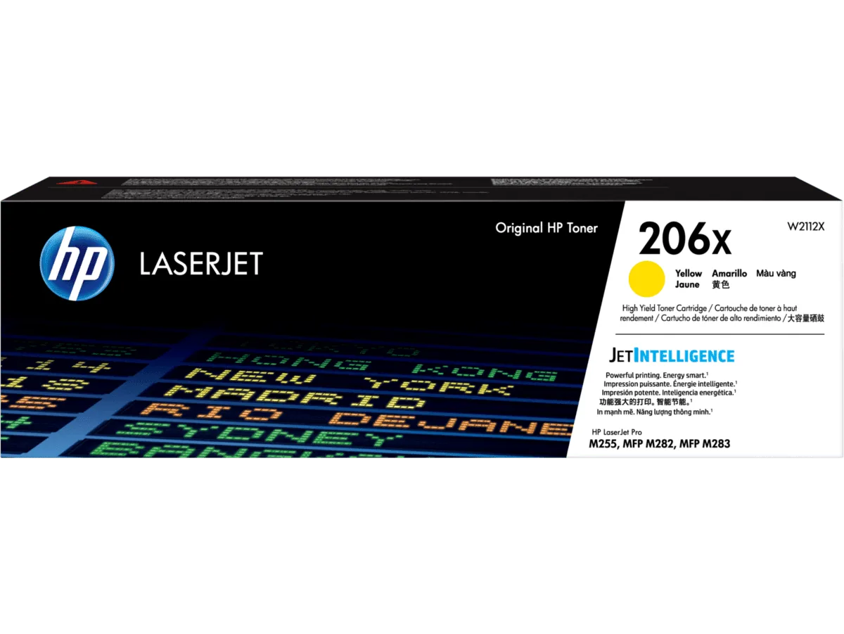HP 206X High Yield Yellow Original LaserJet Toner Cartridge