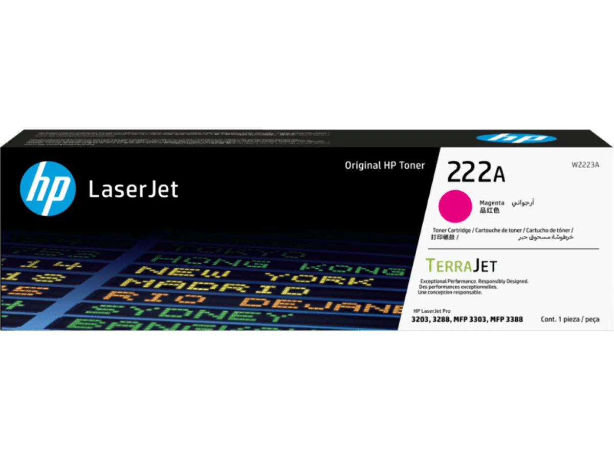 HP 222A Magenta Original LaserJet Toner Cartridge W2223A