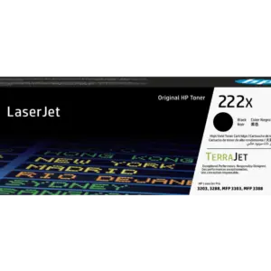 HP 222X High Yield Black Original LaserJet Toner Cartridge