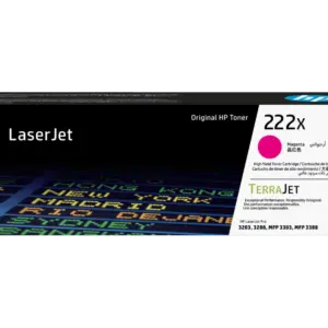 HP 222X High Yield Magenta Original LaserJet Toner Cartridge