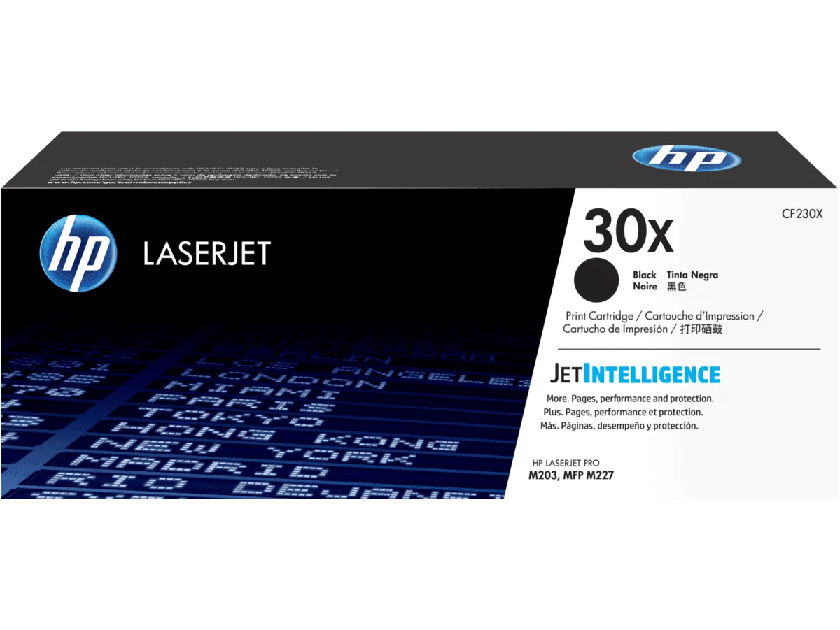 HP 30X High Yield Black Original LaserJet Toner Cartridge CF230X