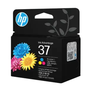 HP 37 Tri-color Original Ink Cartridge