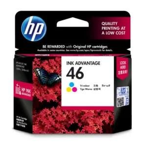 HP 46 Tri-color Original Ink Advantage Cartridge CZ638AA