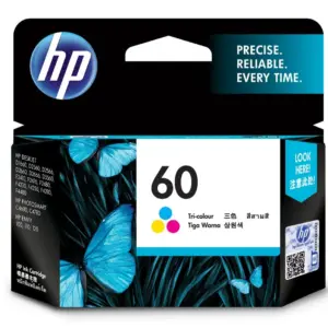 HP 60 Tri-color Original Ink Cartridge CC643WA standard-capacity cartridge