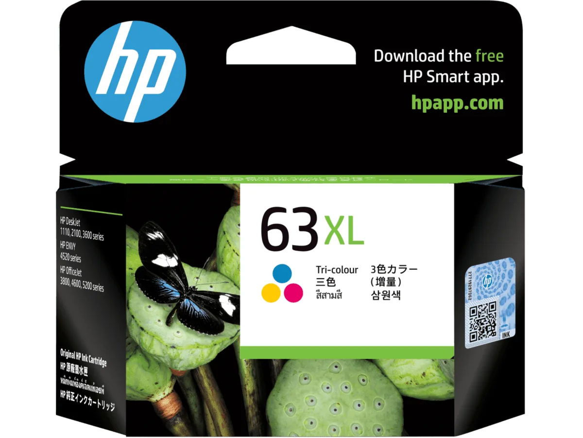 HP 63XL High Yield Tri-color Original Ink Cartridge