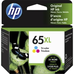 HP 65XL Tri-color Original Ink Cartridge product image