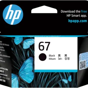 HP 67 Black Original Ink Cartridge 3YM56AA product image