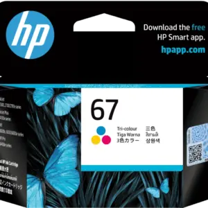 HP 67 Tri-color Original Ink Cartridge product photograph