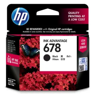 HP 678 Black Original Ink Advantage Cartridge CZ107AA