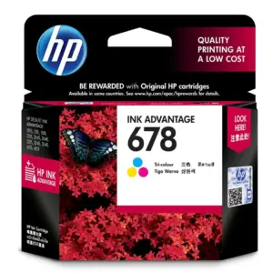 HP 678 Tri-color Original Ink Advantage Cartridge CZ108AA