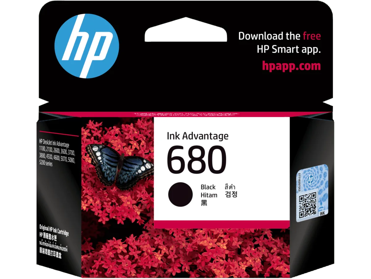 HP 680 Black Original Ink Advantage Cartridge, shot 1
