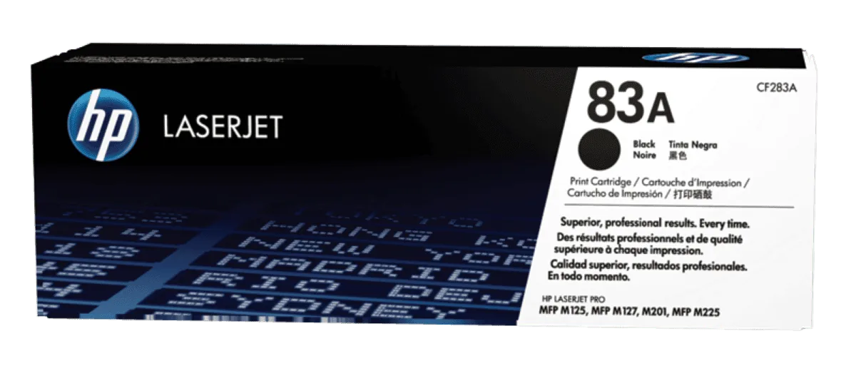 HP 83A Black Original LaserJet Toner Cartridge CF283A