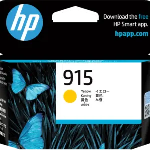 HP 915 Yellow Original Ink Cartridge (3YM17AA) image