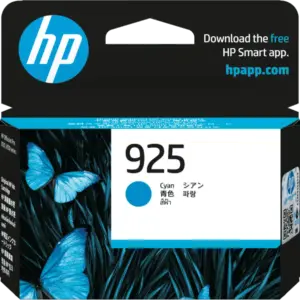 HP 925 Cyan Original Ink Cartridge 4K0V6PA product image