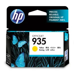 HP 935 Yellow Original Ink Cartridge C2P22AA shown