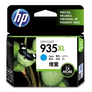 HP 935XL High Yield Cyan Original Ink Cartridge C2P24AA for HP Officejet Pro 6830 and Officejet 6820/6220.