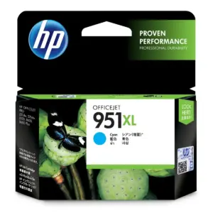 HP 951XL High Yield Cyan Original Ink Cartridge CN046AA