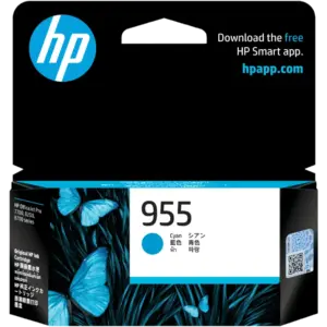 HP 955 Cyan Original Ink Cartridge (L0S51AA)