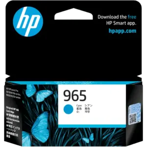 HP 965 Cyan Original Ink Cartridge product image