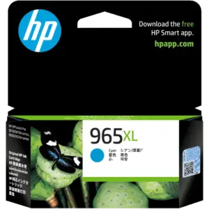 HP 965XL High Yield Cyan Original Ink Cartridge 3JA81AA