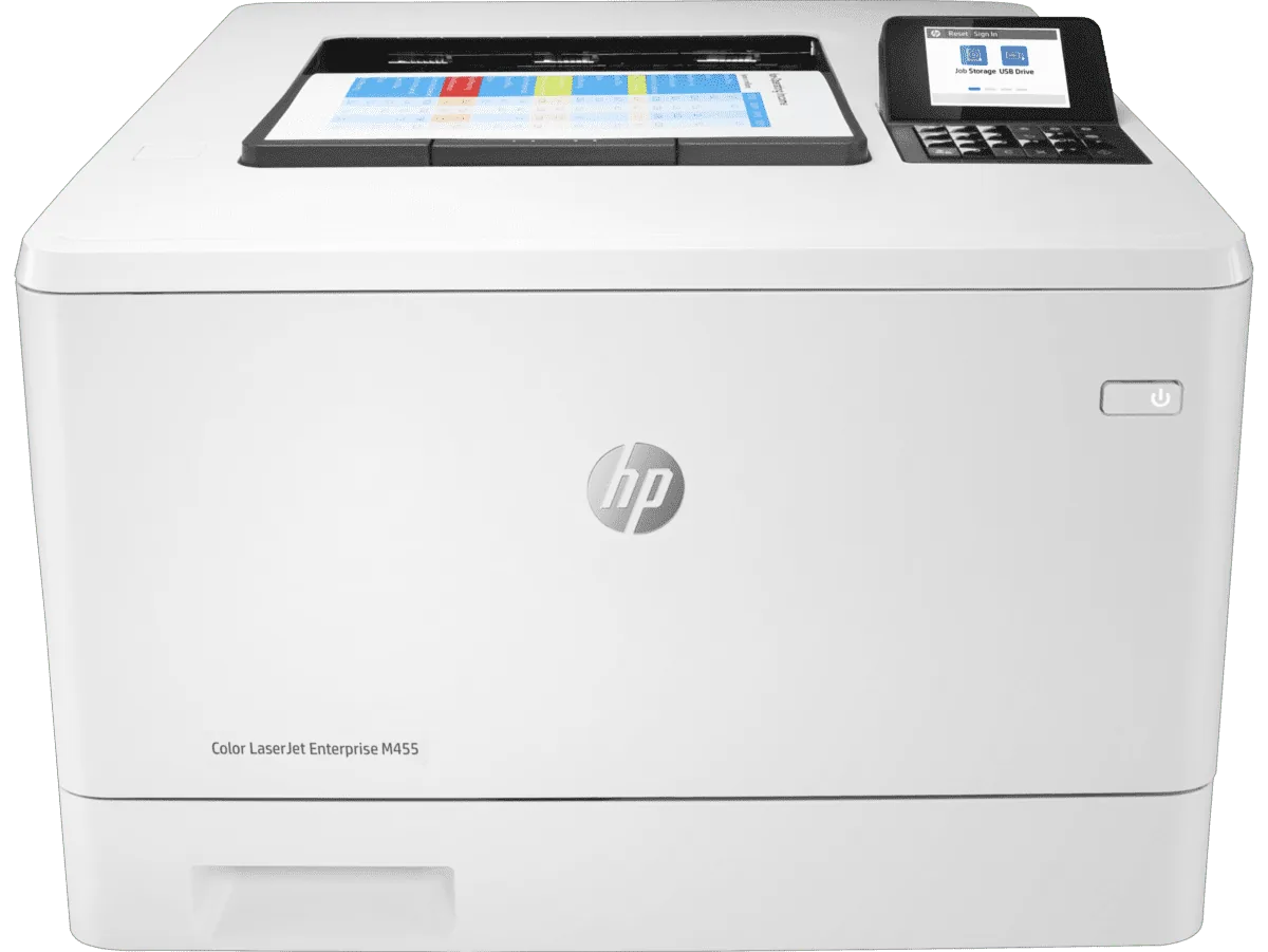 HP Color LaserJet Enterprise M455dn Printer primary product image