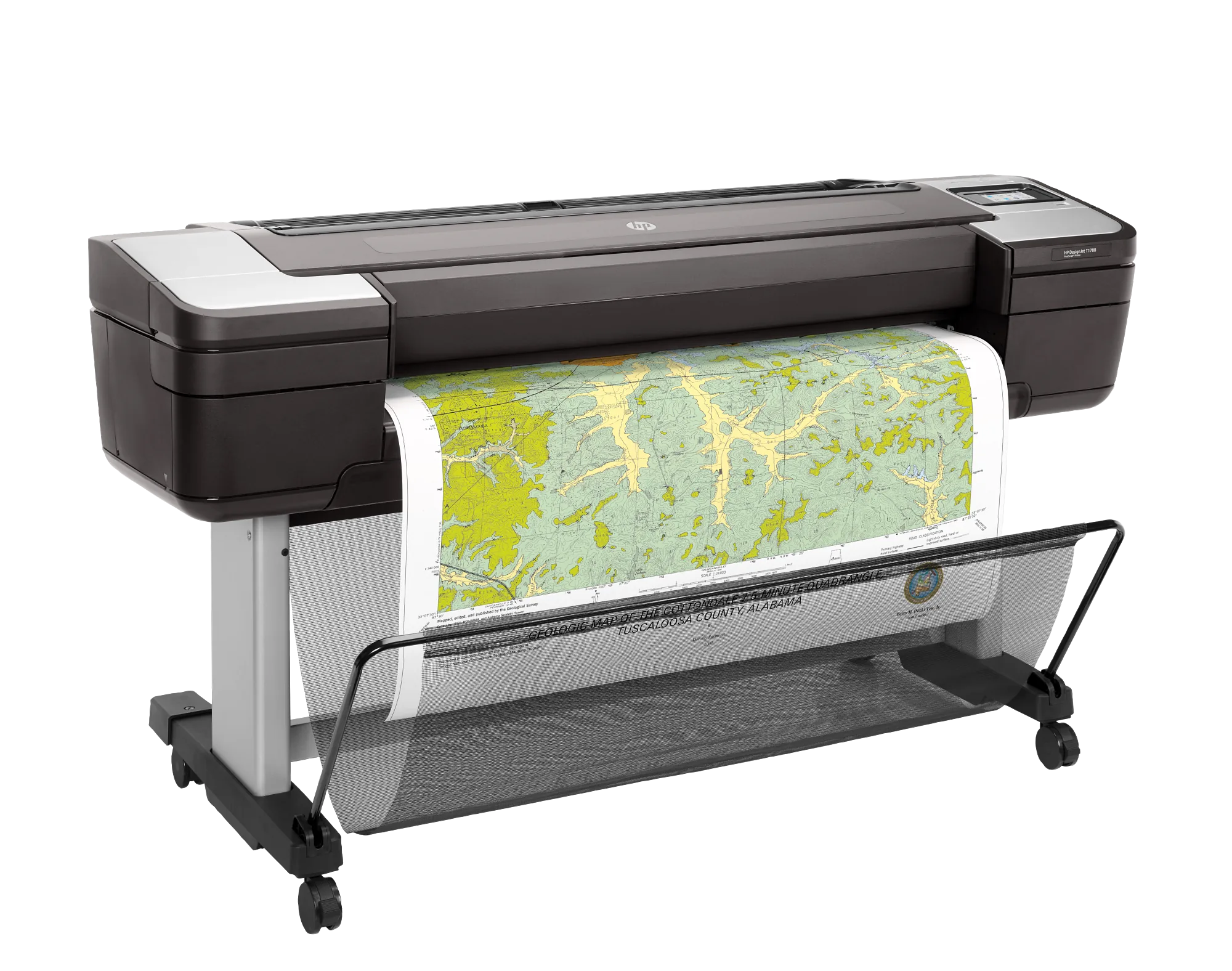 HP DesignJet T1700 44-in PostScript Printer detail view 1
