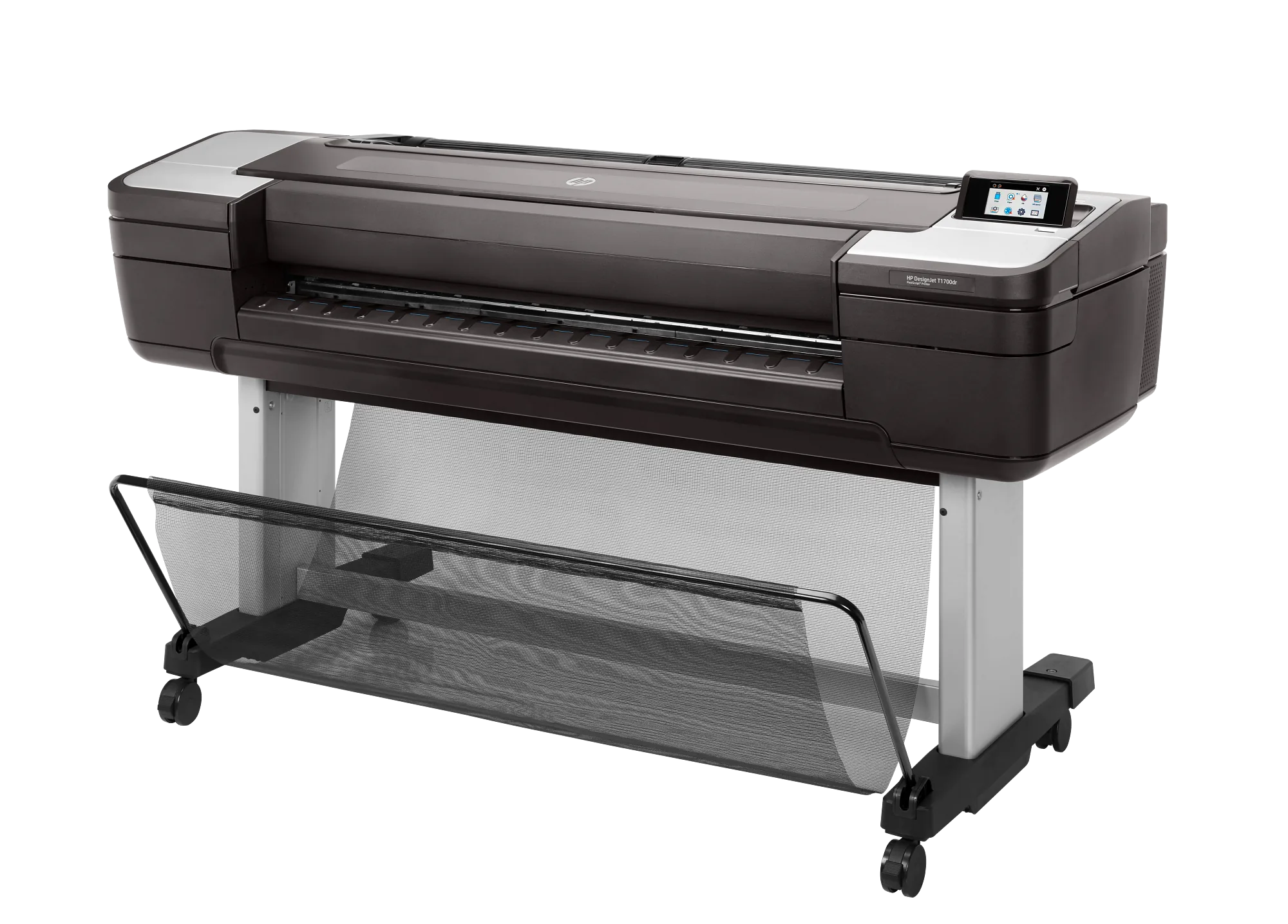 HP DesignJet T1700dr 44-in PostScript Printer side view