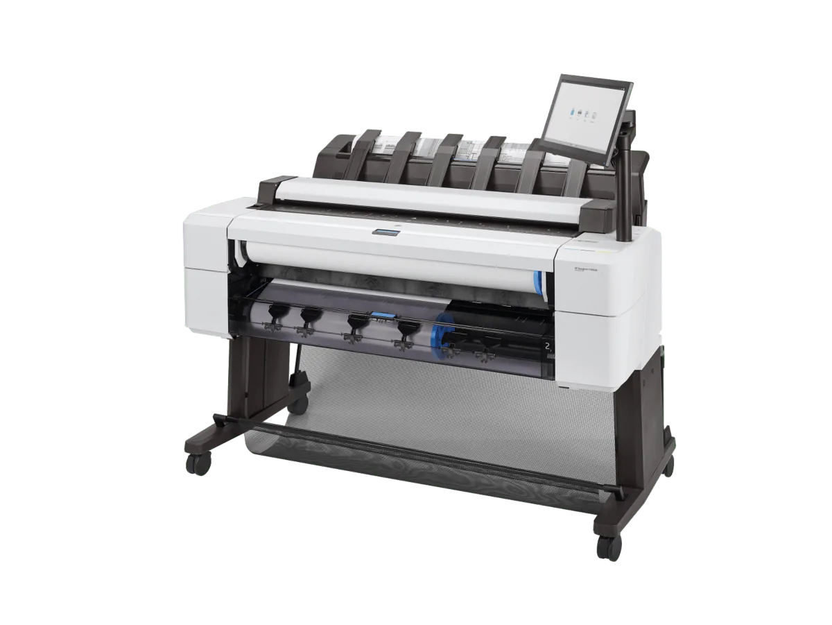 HP DesignJet T2600dr 36-in PostScript Multifunction Printer Plus Edition side view