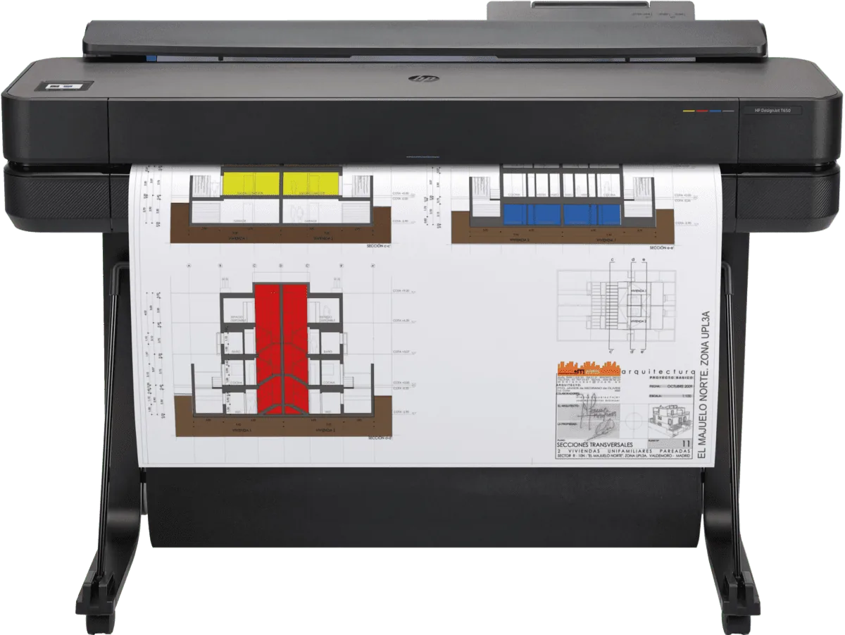 HP DesignJet T650 36-in Printer large format printer