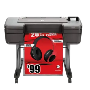 HP DesignJet Z6 24-in PostScript Printer Plus Edition large format printer