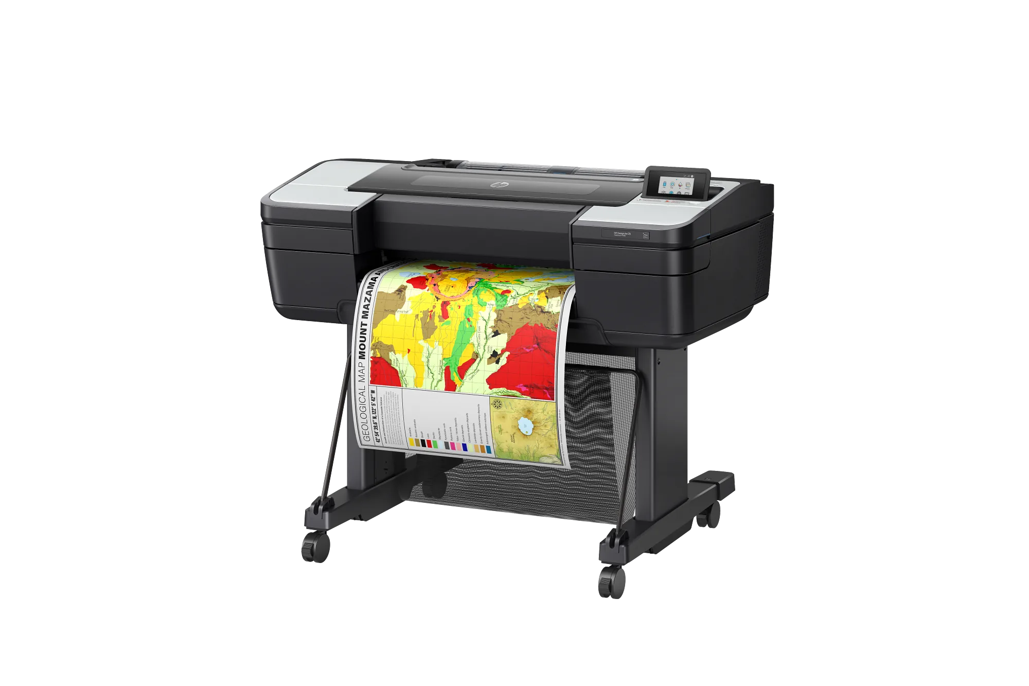 HP DesignJet Z6 24-in PostScript Printer Plus Edition side view